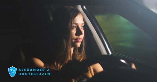 woman driving